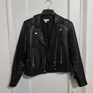 Leather jacket size small